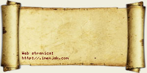 Jagoda Sibinović vizit kartica